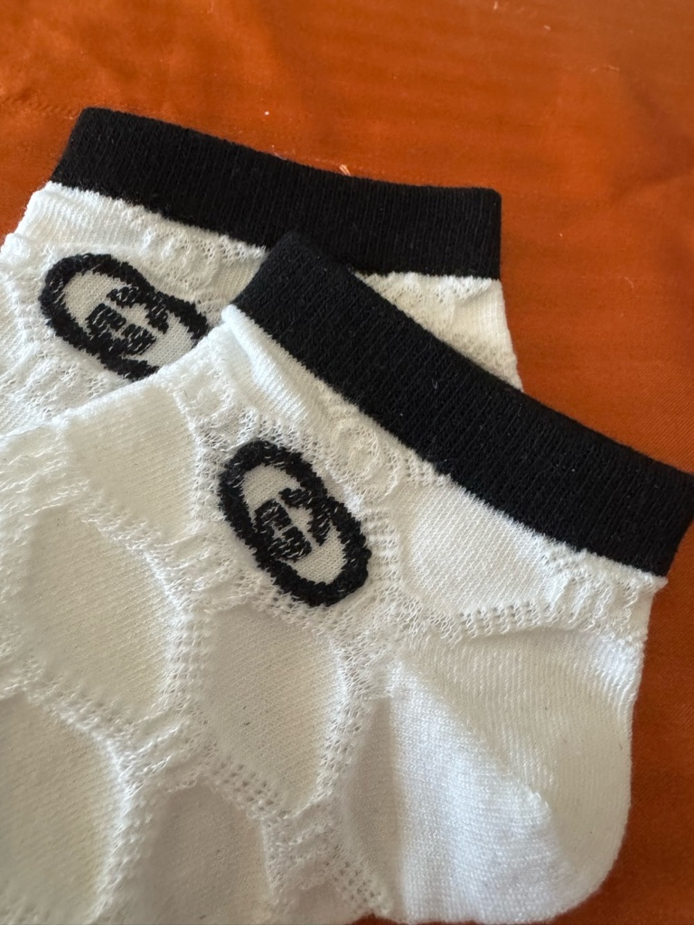 GG interlocking fashion designer inspired Socks - NWT - Picture 2 of 4